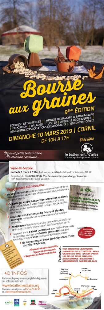 Bourse aux graines 2019 Bourse aux graines 2019